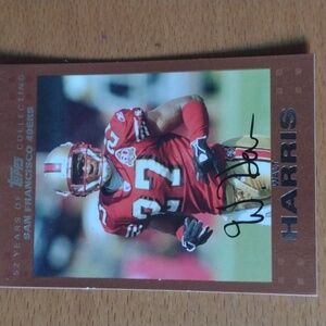 Football Autographed Card